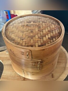 Joyce Chen Bamboo Steamer Basket Set 10 inch Steamer